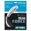 Yonex BG 66 Force Badminton String (White) -RACQUET GUYS Shop Yonex BG 66 Force Badminton String white