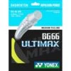 Yonex BG 66 Ultimax Badminton String (Yellow) -RACQUET GUYS Shop Yonex BG 66 Ultimax Badminton String yellow