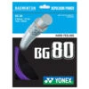Yonex BG 80 Badminton String (Violet) -RACQUET GUYS Shop Yonex BG 80 Badminton String Violet