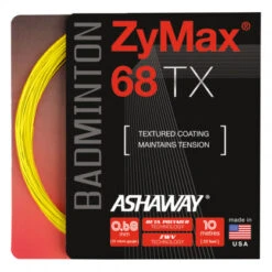 Ashaway ZyMax 68 TX Badminton String (Optic Yellow)