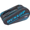 Dunlop PSA 12 Racquet Squash Bag (Black/Blue) -RACQUET GUYS Shop dunlop psa squash 12 rkt bag black blue main