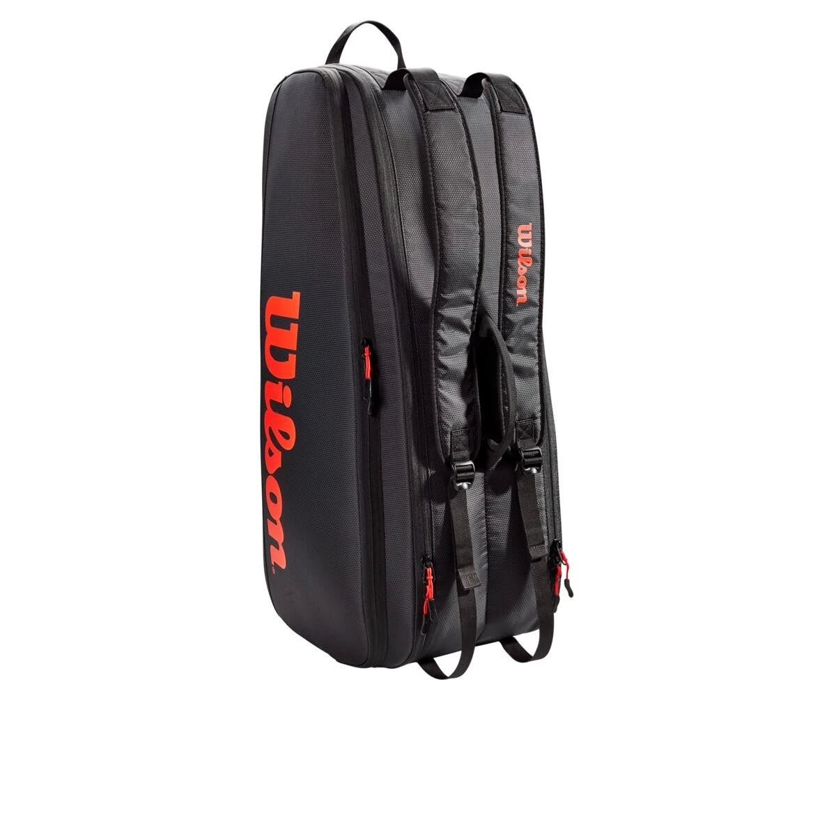 Wilson Tour 6 Pack Racquet Bag (Black/Red) 5 Wilson Tour 6 Pack Racquet Bag (Black/Red) - Image 3