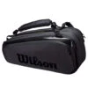 Wilson Pro Staff V13 Super Tour 9 Pack Racquet Bag (Black) -RACQUET GUYS Shop ef8ef465bfafc8990ea64e24ec8fd85e4ab388fc WR8010601 1 SUPER TOUR PRO STAFF 9PK BL v2