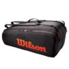 Wilson Tour 12 Pack Racquet Bag (Black/Red) -RACQUET GUYS Shop fdac93c9098278520838118a47a335b14a98725b WR8011201 0 Tour 12PK BL RD new