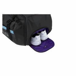 Head R-PET Gravity Duffel 12 Pack Racquet Bag (Black) -RACQUET GUYS Shop gravityduffelblack