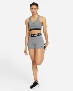 Nike Women's Pro 365 5-Inch Shorts (Grey/Black) -RACQUET GUYS Shop pro 365 womens 5 shorts 2TGH05 2