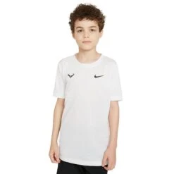 Nike Boys Rafa Dri-FIT Top (White/Black)