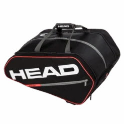 Head Tour Pickleball Supercombi 10 Pack Paddle Bag (Black/Orange)