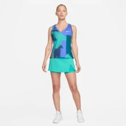 Nike Women's Dri-FIT Victory Skirt Stretch (Washed Teal/White)