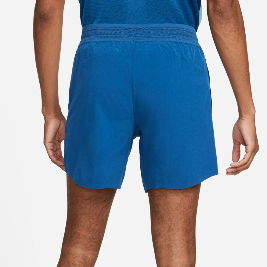 Nike Mens Rafa Dri-FIT Advantage 7-Inch Shorts (Court Blue/Copa/White) 4 Nike Mens Rafa Dri-FIT Advantage 7-Inch Shorts (Court Blue/Copa/White) - Image 2